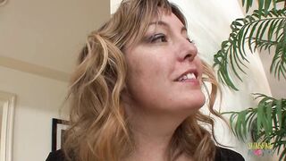 69 session for a mature lady who gets to fuck her inexperienceder lesbian lover - 2 image