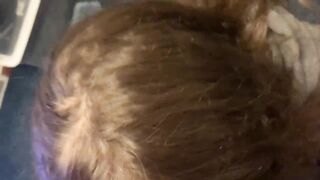 Lesbian bestfriend comes to my room again to give me sloppy suck off time (Commentary) - 10 image