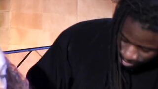 Ebony skin Melrose Foxxx enjoys a big black cock - 3 image