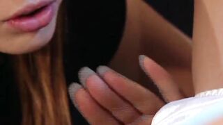 Two lesbians get to know each other at the bar where they