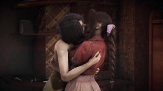 Rinoa x Aerith Lesbian Double blowjob Threesome pov [Full Video] 8 m - 11 image