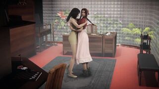 Rinoa x Aerith Lesbian Double blowjob Threesome pov [Full Video] 8 m - 12 image
