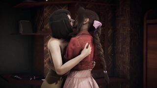 Rinoa x Aerith Lesbian Double blowjob Threesome pov [Full Video] 8 m