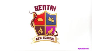 Ebony Futa Babe And Horny babe 3D Masturbation - 4 image