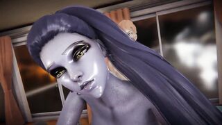 Orgy Tracer & Widowmaker double dp Kissing lesbian [Full Video] 5m - 5 image
