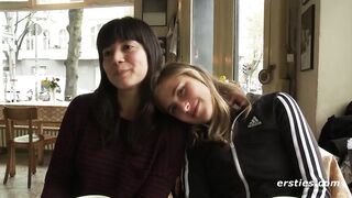 Ersties: Amateur Lesbian Couple Enjoy Hot Strap On Sex - 15 image