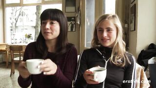 Ersties: Amateur Lesbian Couple Enjoy Hot Strap On Sex - 6 image