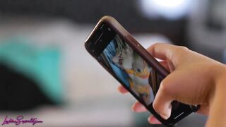 Teens Kimora Quin And Mae Milano Tribbing After Sensual Oral - 2 image