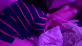 my mom's inexperienced friend came to see us and we shared bed PART II - 9 image