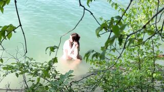 Lesbian Mermaids Eat Pussy and Come While Facesitting - 2 image