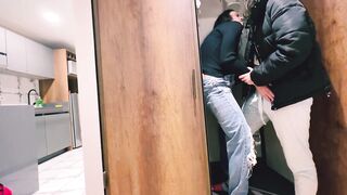 Her mom doesn't realize that I'm in her room having sex in the closet with her daughter!! - 11 image