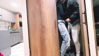 Her mom doesn't realize that I'm in her room having sex in the closet with her daughter!! - 6 image
