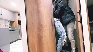 Her mom doesn't realize that I'm in her room having sex in the closet with her daughter!! - 7 image