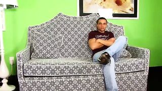 Two blonde lesbian milfs share horny cock in pussies - 1 image