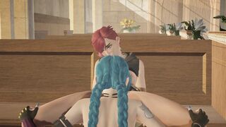Arcane - Vi and Jinx Lesbian Sex [4K 60FPS, 3D Hentai Game, Uncensored, Ultra Settings] - 10 image