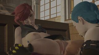 Arcane - Vi and Jinx Lesbian Sex [4K 60FPS, 3D Hentai Game, Uncensored, Ultra Settings] - 11 image