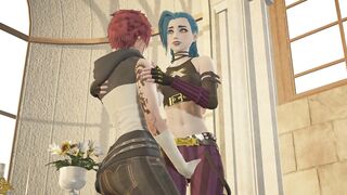 Arcane - Vi and Jinx Lesbian Sex [4K 60FPS, 3D Hentai Game, Uncensored, Ultra Settings] - 2 image