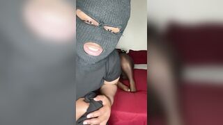 Bbw housewife gets teased by burglar - 9 image