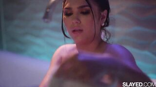 SLAYED Nervous Aria seduces her gorgeous roommate Azul - 2 image