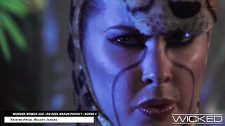 Wicked - Marvel Vs Dc - Top Lesbian Scenes - The Scissoring - Kleio Valentien, Kenzie Taylor, Ana Foxxx