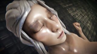 Ciri has lesbian sex with Riven with her wet body [Full Video] 5m - 14 image