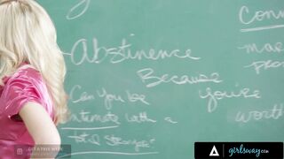 GIRLSWAY - Naughty 18yo Students Wants To Taste Their Teacher's Pussy - 3 image