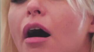 Sexy tits blonde duo sucking moist cunts on the floor - 11 image