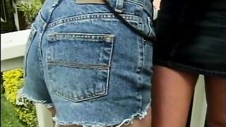 Sexy blonde gets finger slid inside her pussy by her hot girlfriend - 4 image