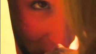 Nice boobs honey duo outside sucking cunt and dildo fucking - 14 image