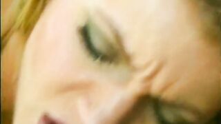 Busty blonde spreads her long legs and gets eaten out - 15 image