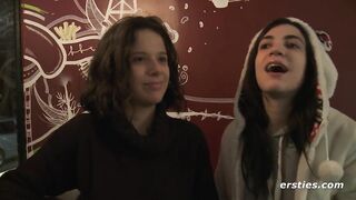 Ersties: Cute Amateur Babes Have Hot Lesbian Sex In A Public Changing Room