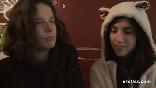 Ersties: Cute Amateur Babes Have Hot Lesbian Sex In A Public Changing Room - 7 image