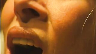 Busty blonde lays on a desk and gets her twat licked by sexy blonde - 15 image