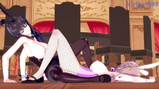 Sagiri Sakurai and Setsuko Ohara engage in intense lesbian play - Super Robot Wars T & Z Hentai - 14 image
