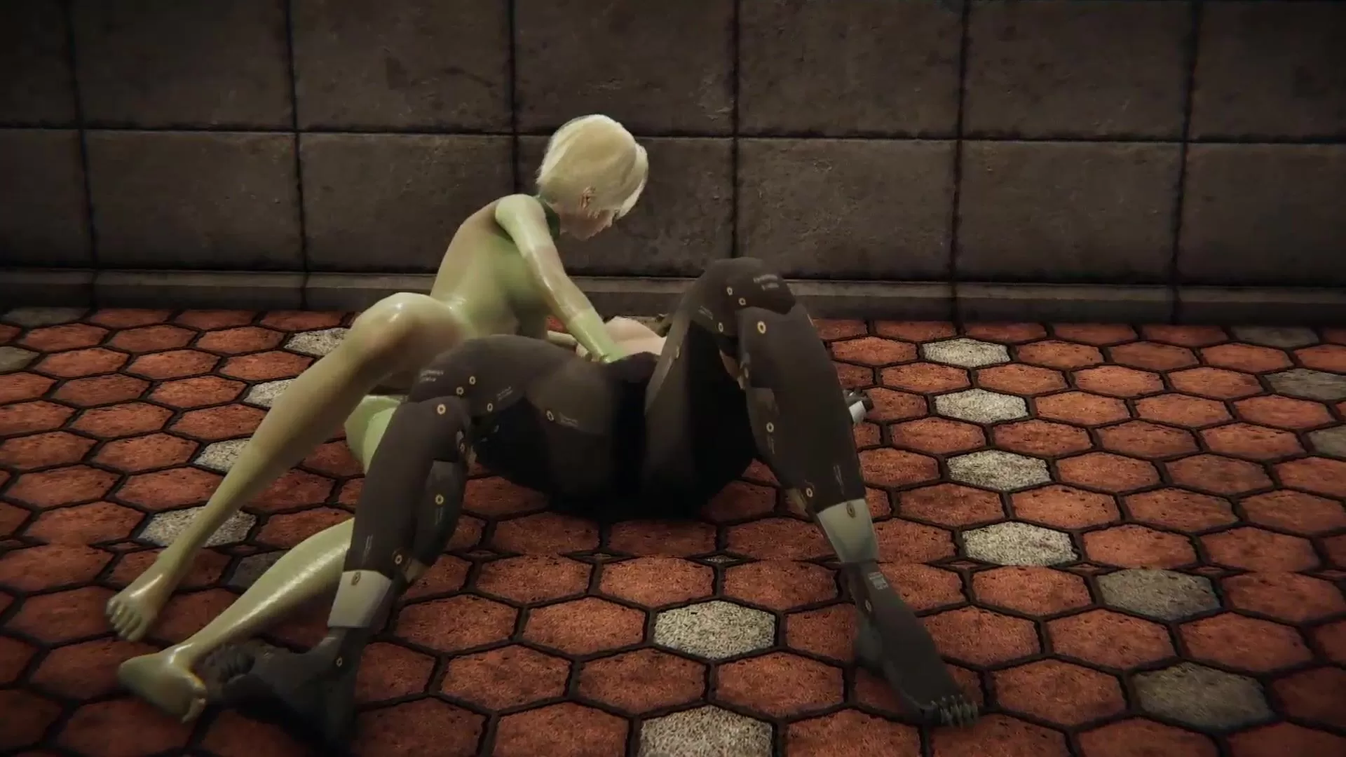 Metal Gear Solid 4 Porn - MGS4 Laughing Octopus caress soldier girl [Full Video]9m watch online