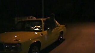 Horny babe enjoys as her clit is licked on the cab - 12 image