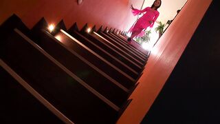 Playful sluts in their colorful stockings enjoy fucking toys - 1 image