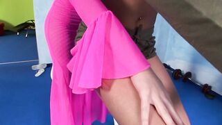 Playful sluts in their colorful stockings enjoy fucking toys - 2 image