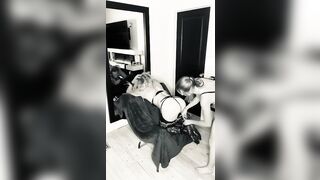 Dominate sexy babysitter making sure milf knows who's boss - 6 image