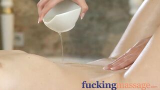 Massage Rooms Silky skin on skin inexperienced lesbian climax - 7 image