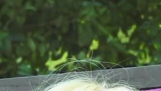 Sexy cuttie spreads her legs wide and gets her wet cunt licked - 10 image