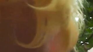 Sexy cuttie spreads her legs wide and gets her wet cunt licked - 5 image