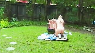 Sexy cuttie spreads her legs wide and gets her wet cunt licked - 9 image