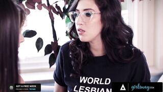 GIRLSWAY - Famous Porn Actress Lana Rhoades Bangs With The Busty Movie Director April O'Neil - 5 image