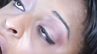 The beautiful busty brunette Carmen Hayes only enjoys black - 12 image