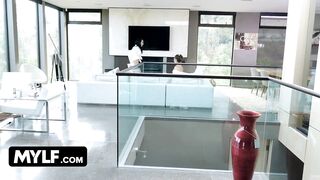 Mylf - Seductive Milf Passionately Slips Her Tongue In Horny Babes Wet Cunt Until She Reaches Orgasm - 2 image