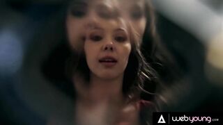 Scared 18yo Babe Calls Her New Bestie From College For A Night To Remember - 2 image