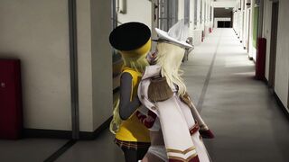 Guilty Gear Millia Rage is subjected by Ramlethal Valentine hot Lesbian sex - 2 image