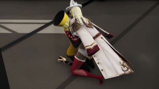 Guilty Gear Millia Rage is subjected by Ramlethal Valentine hot Lesbian sex - 3 image