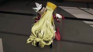 Guilty Gear Millia Rage is subjected by Ramlethal Valentine hot Lesbian sex - 4 image